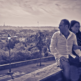 Lovers in Pincio, Rome, 2013