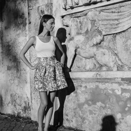 Julia's shadows, Rome, 2014