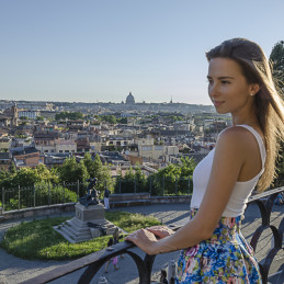 Girl in Villa Borghese, Rome, 2014