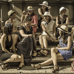 Women in Trastevere, Rome, 2014